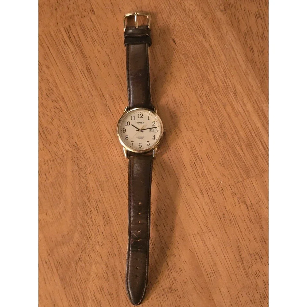 Vintage Timex Easy Reader 38mm Gold-Tone Watch TW2P75800 – Cream Dial – Works!